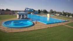 Main pool, wild river