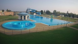 Main pool, wild river