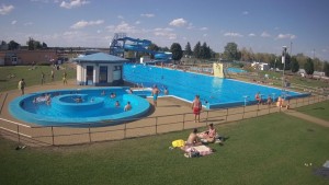 Basen w Chropyně - Główny basen, dzika rzeka - 8.8.2026 v 16:30