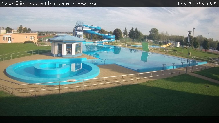 Koupaliště Chropyně - Hlavní bazén, divoká řeka - 19.9.2026 v 09:30