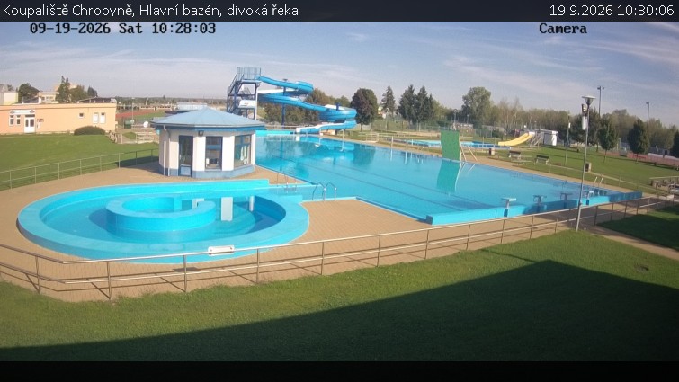 Koupaliště Chropyně - Hlavní bazén, divoká řeka - 19.9.2026 v 10:30