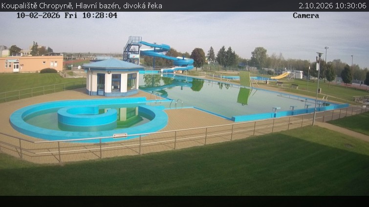 Koupaliště Chropyně - Hlavní bazén, divoká řeka - 2.10.2026 v 10:30