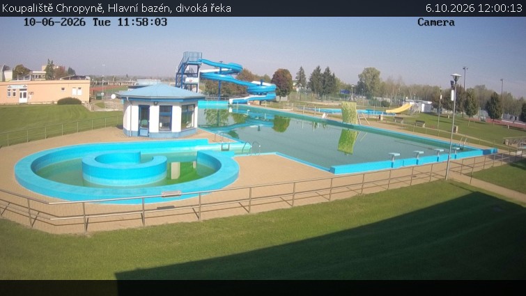 Koupaliště Chropyně - Hlavní bazén, divoká řeka - 6.10.2026 v 12:00