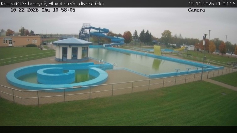 Koupaliště Chropyně - Hlavní bazén, divoká řeka - 22.10.2026 v 11:00