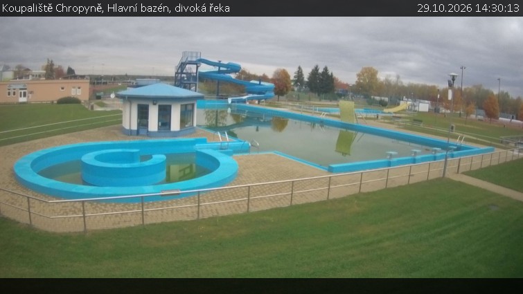 Koupaliště Chropyně - Hlavní bazén, divoká řeka - 29.10.2026 v 14:30
