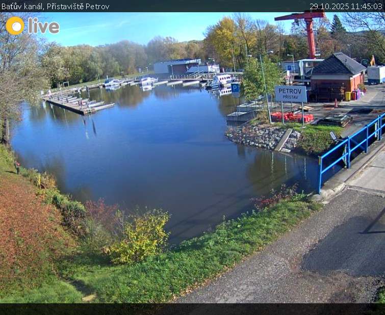 Baťův kanál - Přístaviště Petrov - 29.10.2025 v 11:45 Baťův kanál - Přístaviště Petrov - 29.10.2025 v 11:45