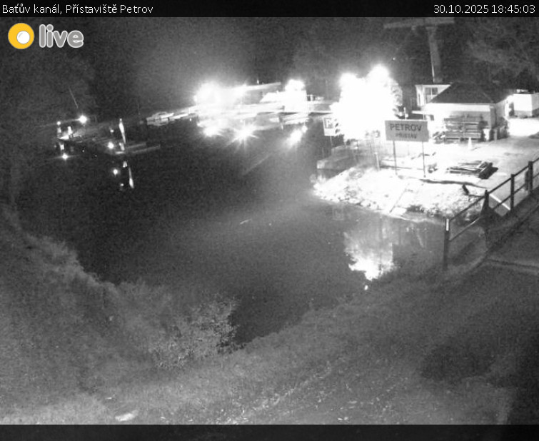 Baťův kanál - Přístaviště Petrov - 30.10.2025 v 18:45 Baťův kanál - Přístaviště Petrov - 30.10.2025 v 18:45