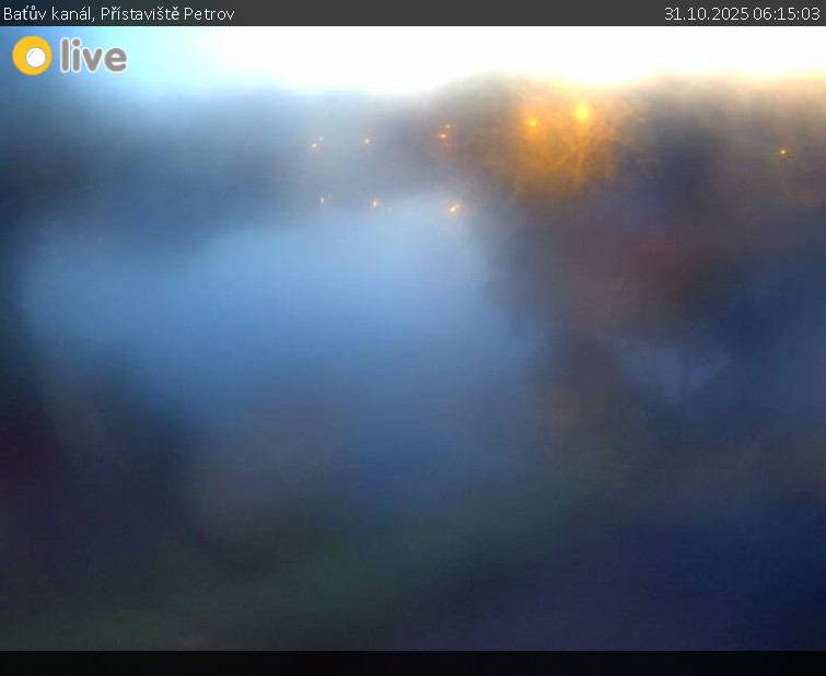 Baťův kanál - Přístaviště Petrov - 31.10.2025 v 06:15 Baťův kanál - Přístaviště Petrov - 31.10.2025 v 06:15