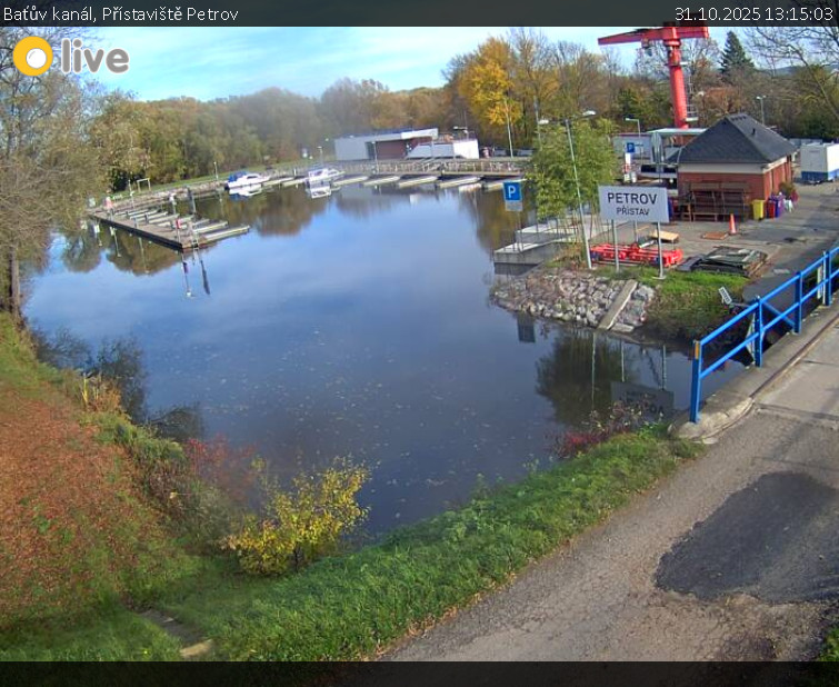 Baťův kanál - Přístaviště Petrov - 31.10.2025 v 13:15 Baťův kanál - Přístaviště Petrov - 31.10.2025 v 13:15