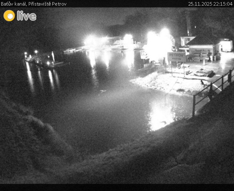 Baťův kanál - Přístaviště Petrov - 25.11.2025 v 22:15