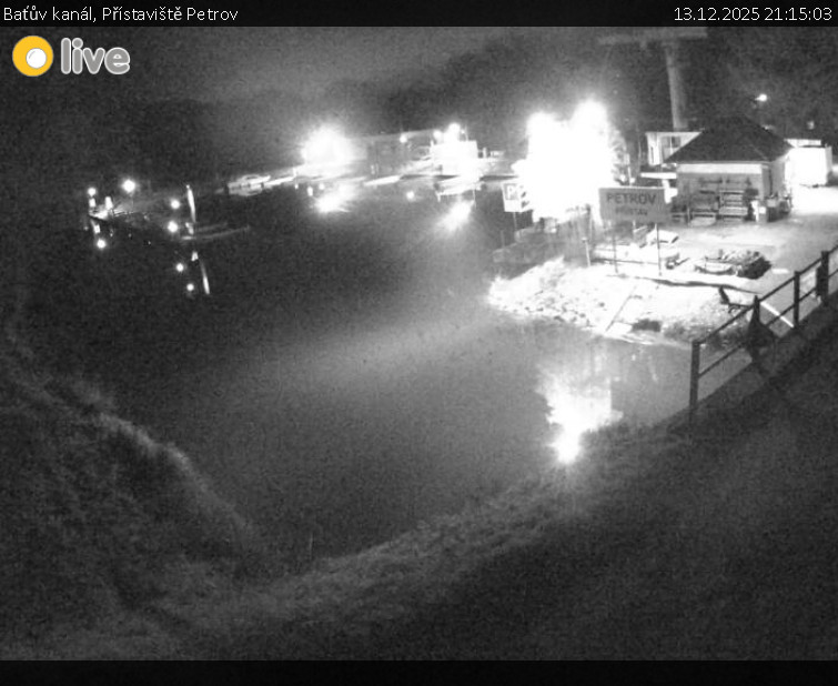 Baťův kanál - Přístaviště Petrov - 13.12.2025 v 21:15