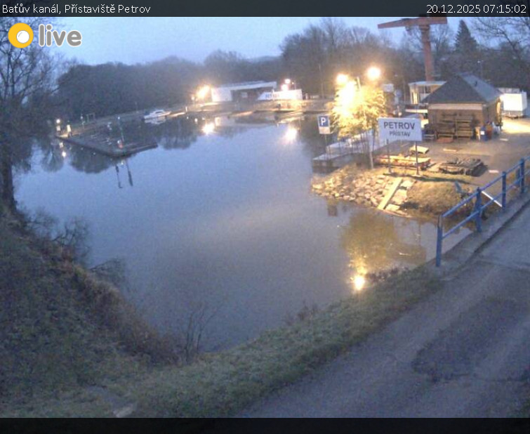 Baťův kanál - Přístaviště Petrov - 20.12.2025 v 07:15