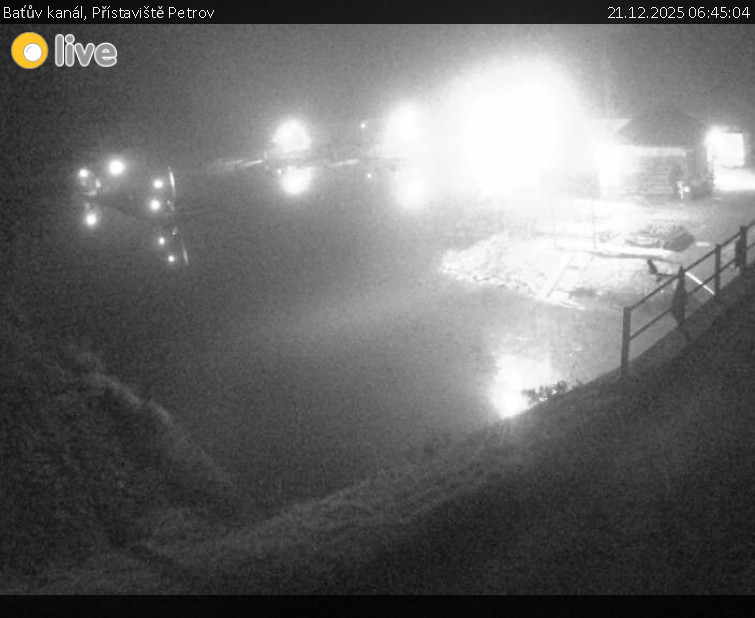 Baťův kanál - Přístaviště Petrov - 21.12.2025 v 06:45