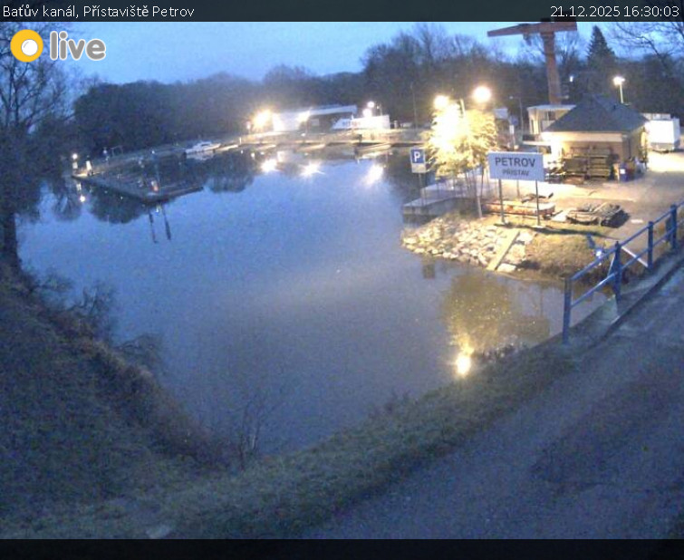 Baťův kanál - Přístaviště Petrov - 21.12.2025 v 16:30