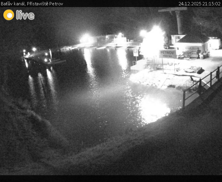 Baťův kanál - Přístaviště Petrov - 24.12.2025 v 21:15