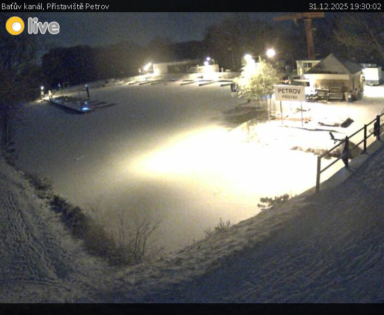 Baťův kanál - Přístaviště Petrov - 31.12.2025 v 19:30