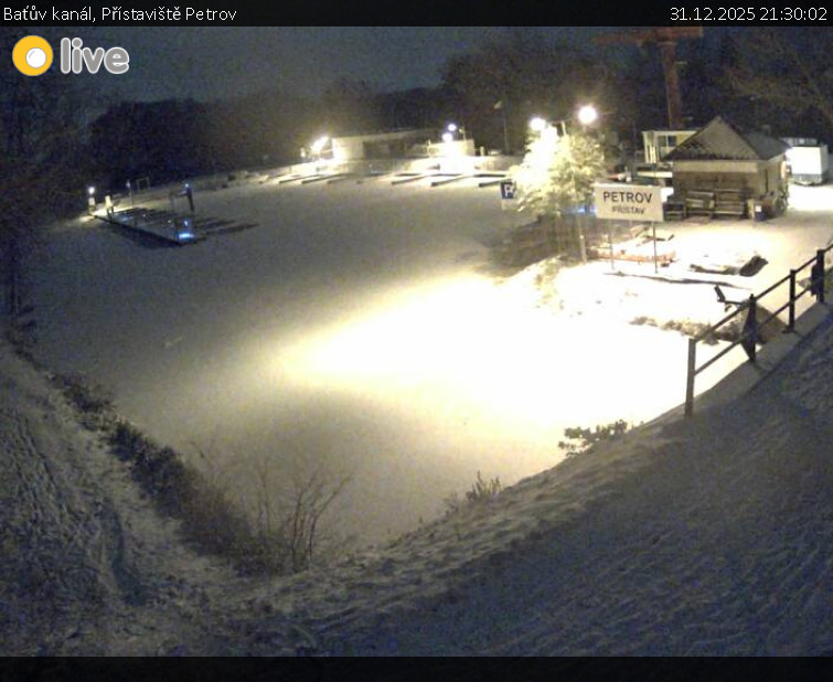 Baťův kanál - Přístaviště Petrov - 31.12.2025 v 21:30