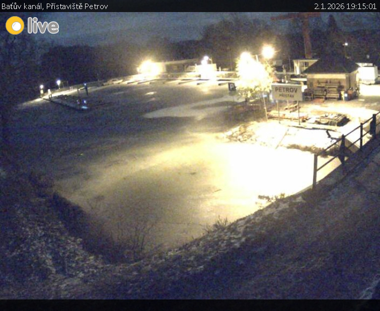 Baťův kanál - Přístaviště Petrov - 2.1.2026 v 19:15