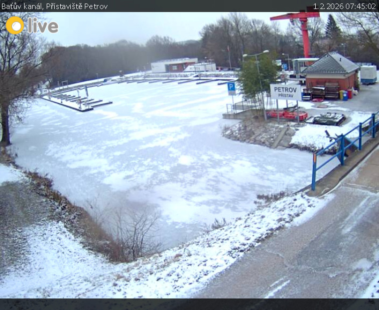 Baťův kanál - Přístaviště Petrov - 1.2.2026 v 07:45