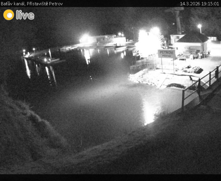Baťův kanál - Přístaviště Petrov - 14.3.2026 v 19:15