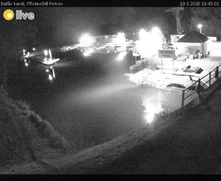 Baťův kanál - Přístaviště Petrov - 19.3.2026 v 19:45