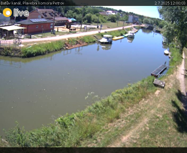 Baťův kanál - Plavební komora Petrov - 2.7.2025 v 12:00