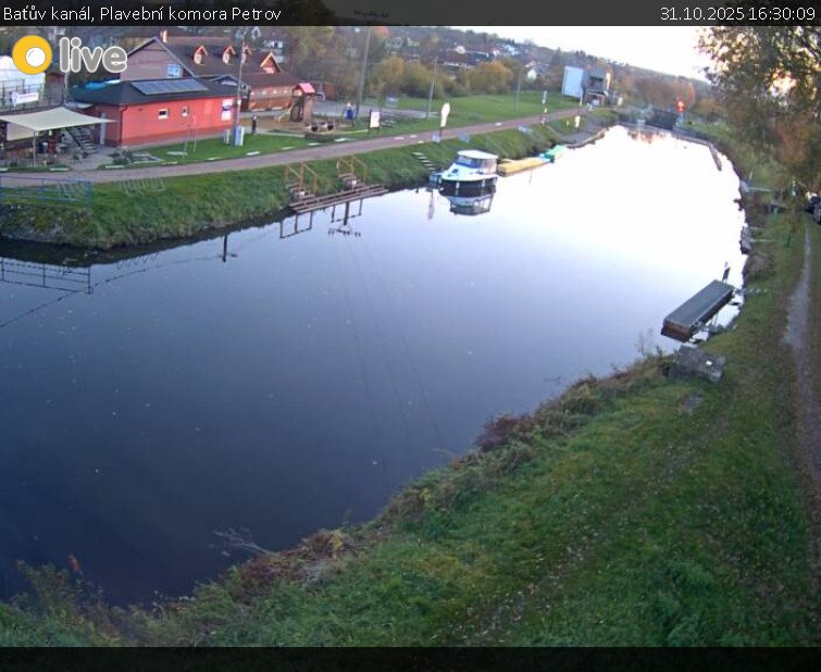 Baťův kanál - Plavební komora Petrov - 31.10.2025 v 16:30 Baťův kanál - Plavební komora Petrov - 31.10.2025 v 16:30