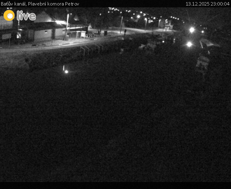 Baťův kanál - Plavební komora Petrov - 13.12.2025 v 23:00