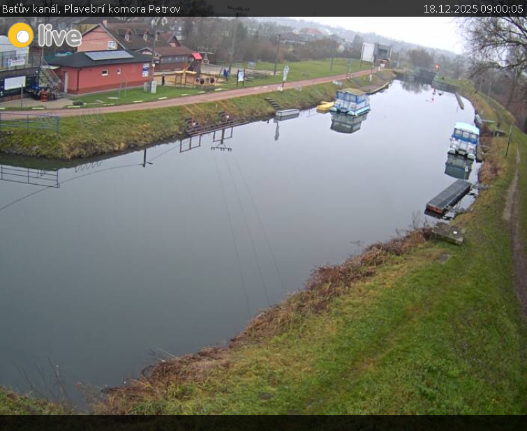 Baťův kanál - Plavební komora Petrov - 18.12.2025 v 09:00
