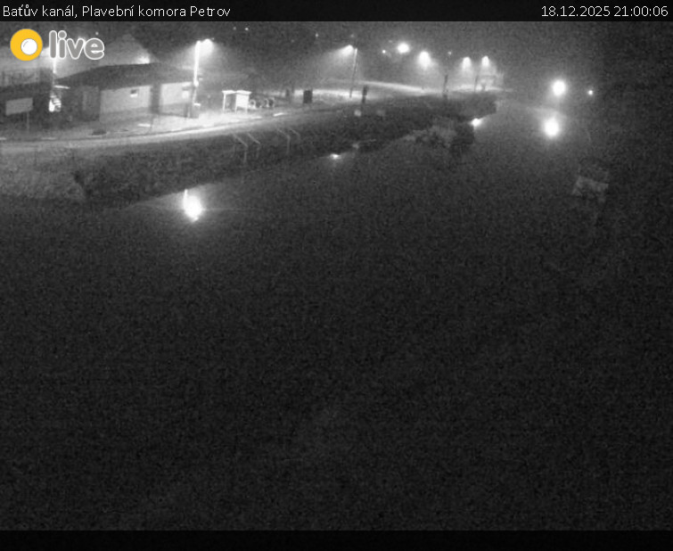 Baťův kanál - Plavební komora Petrov - 18.12.2025 v 21:00