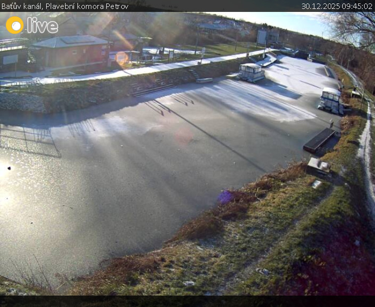 Baťův kanál - Plavební komora Petrov - 30.12.2025 v 09:45