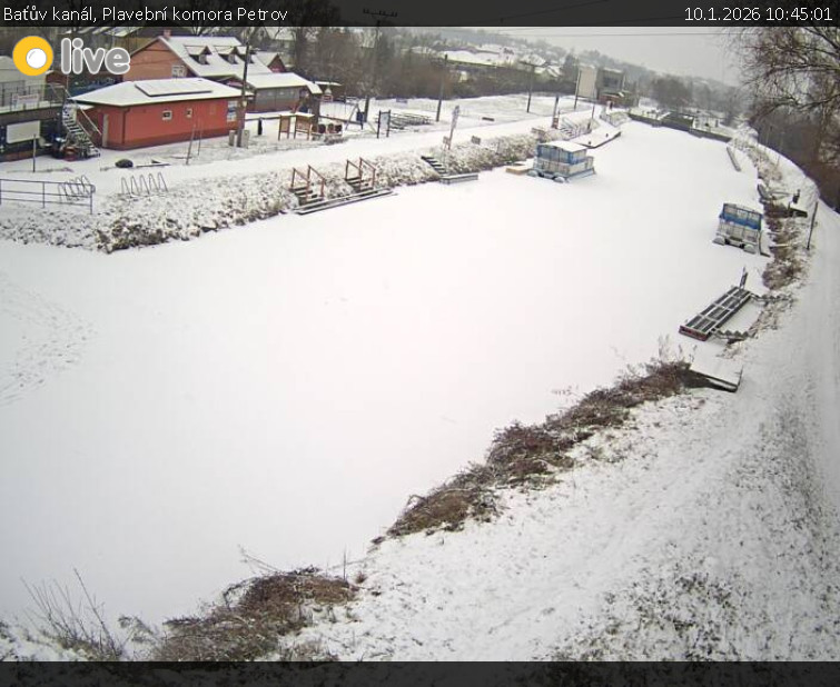 Baťův kanál - Plavební komora Petrov - 10.1.2026 v 10:45