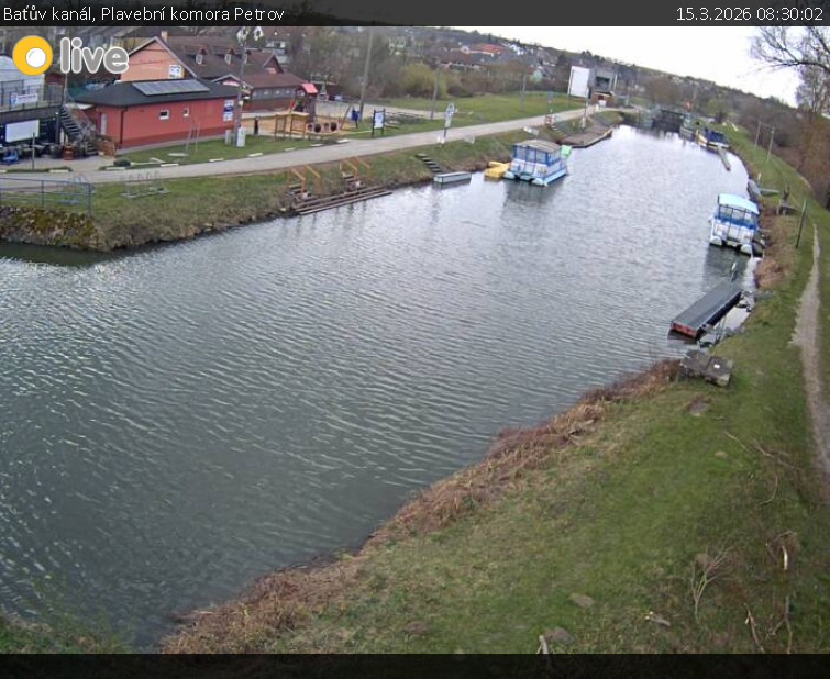 Baťův kanál - Plavební komora Petrov - 15.3.2026 v 08:30