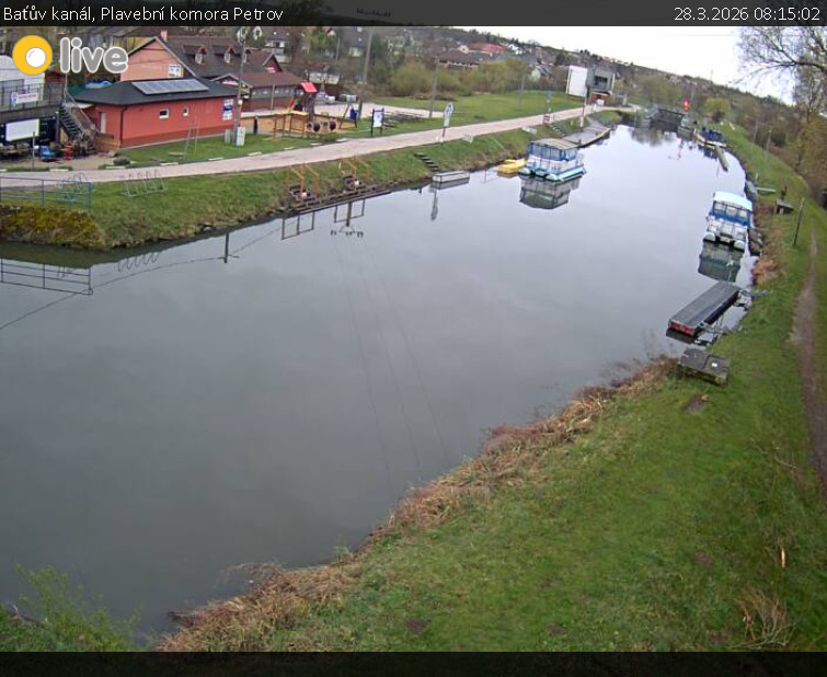 Baťův kanál - Plavební komora Petrov - 28.3.2026 v 08:15
