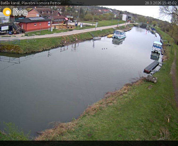 Baťův kanál - Plavební komora Petrov - 28.3.2026 v 15:45
