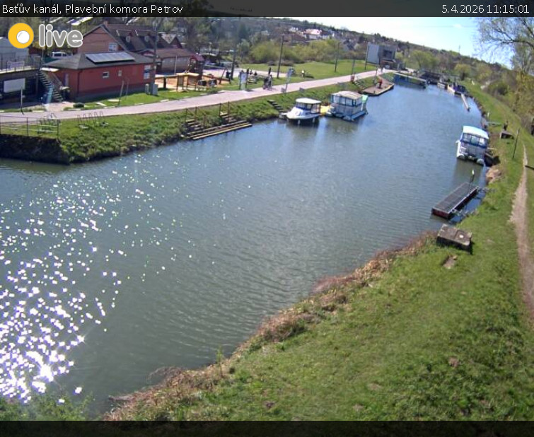 Baťův kanál - Plavební komora Petrov - 5.4.2026 v 11:15