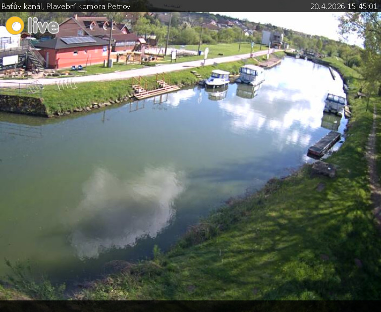 Baťův kanál - Plavební komora Petrov - 20.4.2026 v 15:45