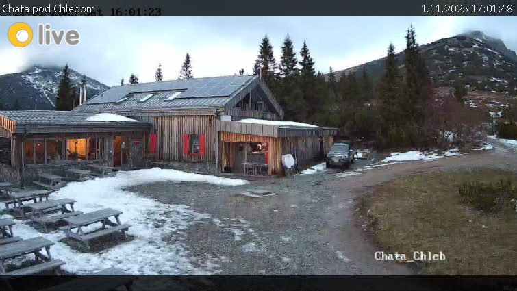 Chata pod Chlebom - Chata pod Chlebom - 1.11.2025 v 17:01 Chata pod Chlebom - Chata pod Chlebom - 1.11.2025 v 17:01
