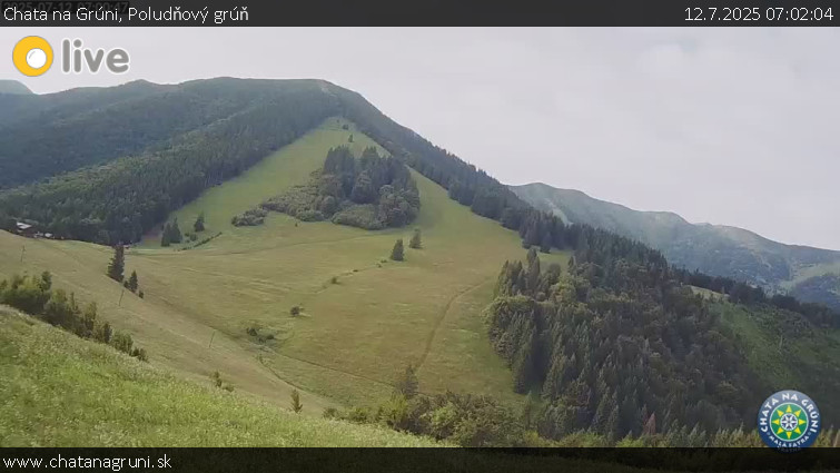 Chata na Grúni - Poludňový grúň - 12.7.2025 v 07:02