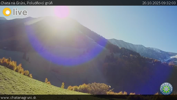 Chata na Grúni - Poludňový grúň - 20.10.2025 v 09:32 Chata na Grúni - Poludňový grúň - 20.10.2025 v 09:32