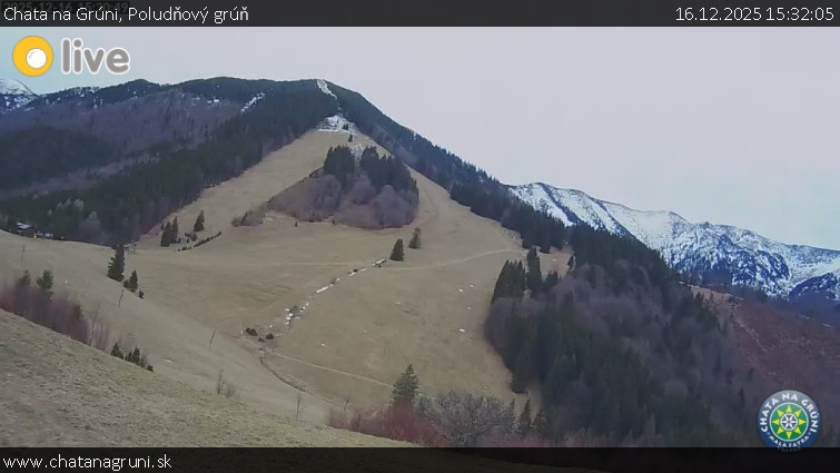 Chata na Grúni - Poludňový grúň - 16.12.2025 v 15:32