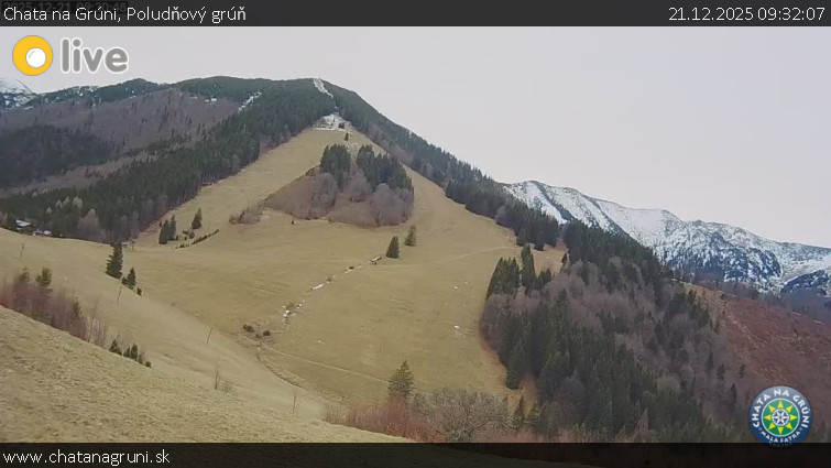 Chata na Grúni - Poludňový grúň - 21.12.2025 v 09:32