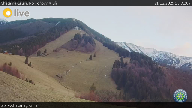 Chata na Grúni - Poludňový grúň - 21.12.2025 v 15:32