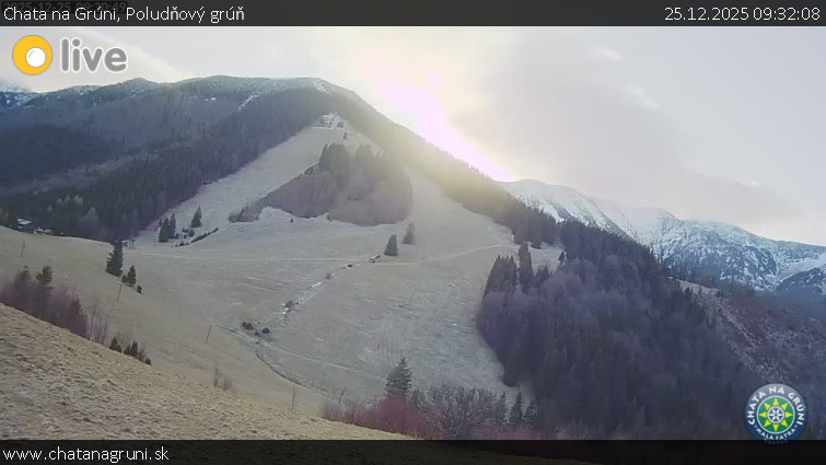 Chata na Grúni - Poludňový grúň - 25.12.2025 v 09:32