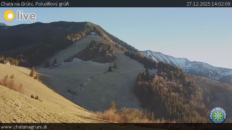 Chata na Grúni - Poludňový grúň - 27.12.2025 v 14:02