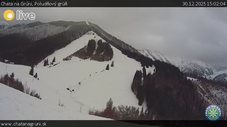 Chata na Grúni - Poludňový grúň - 30.12.2025 v 15:02