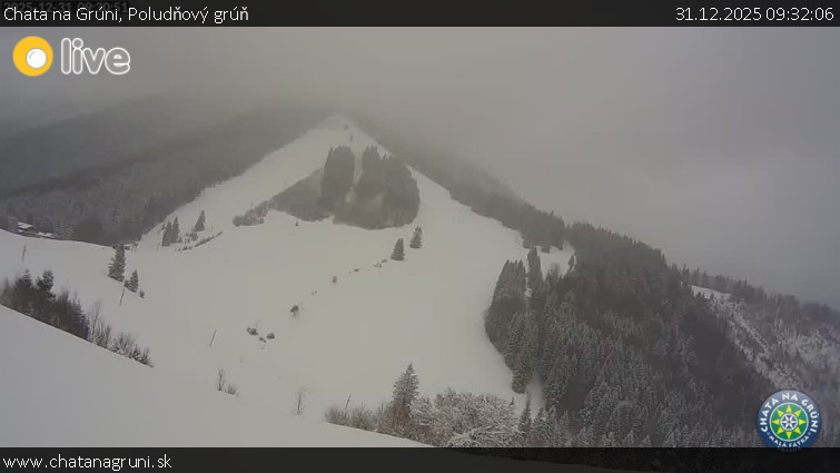 Chata na Grúni - Poludňový grúň - 31.12.2025 v 09:32