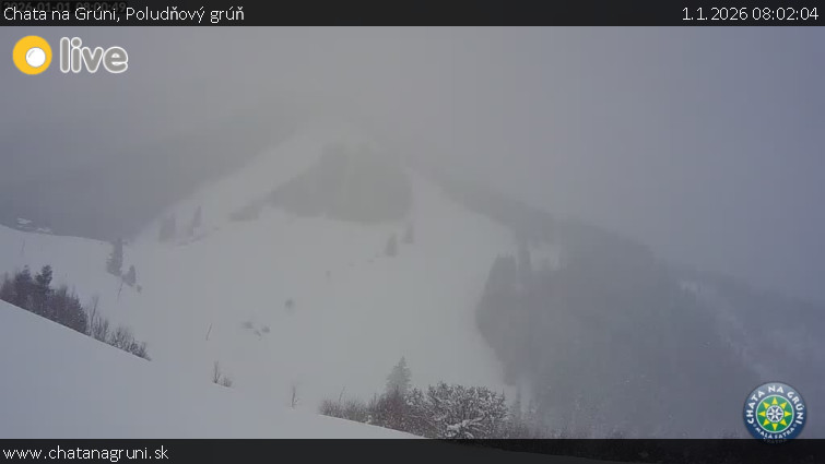 Chata na Grúni - Poludňový grúň - 1.1.2026 v 08:02