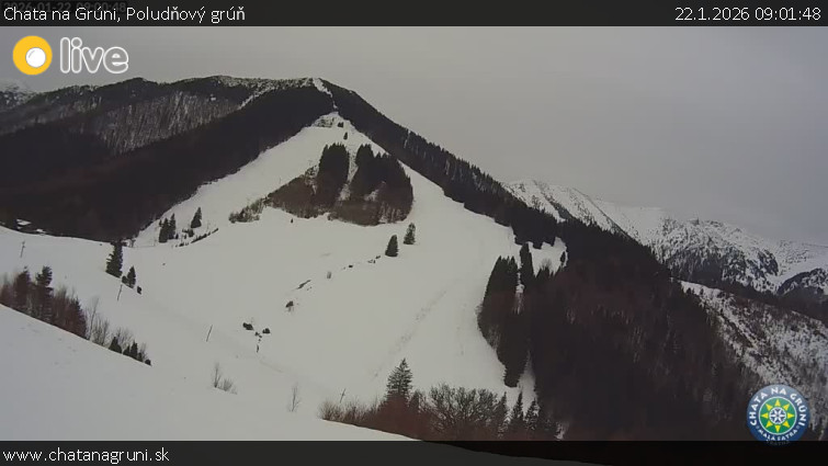 Chata na Grúni - Poludňový grúň - 22.1.2026 v 09:01