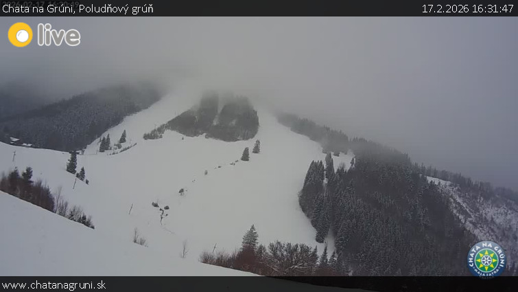 Chata na Grúni - Poludňový grúň - 17.2.2026 v 16:31